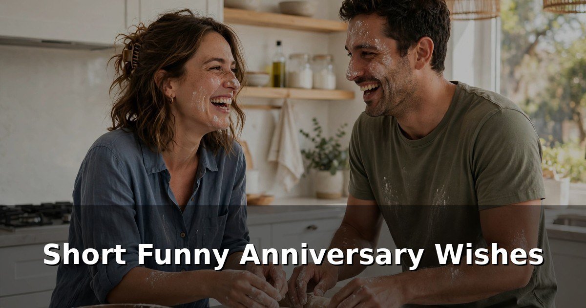 Short Funny Anniversary Wishes